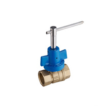 High quality brass ball valve in lock with key